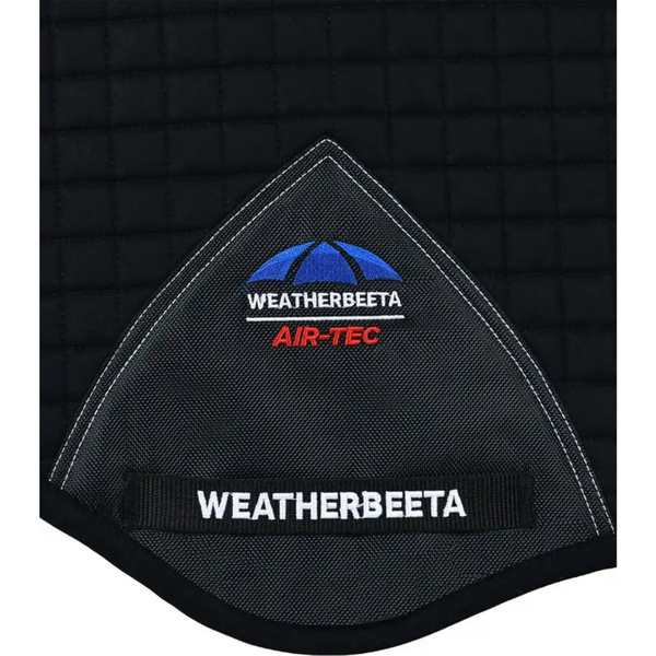 2025 Weatherbeeta Prime Air-Tec Jump Shaped Saddle Pad 1028251 - Black